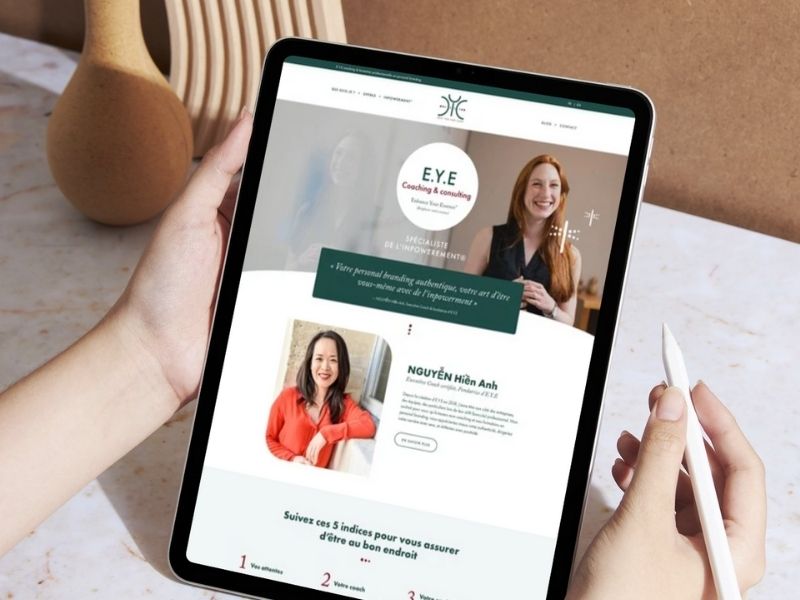 Création de site web pour coach - webdesign siet de coaching